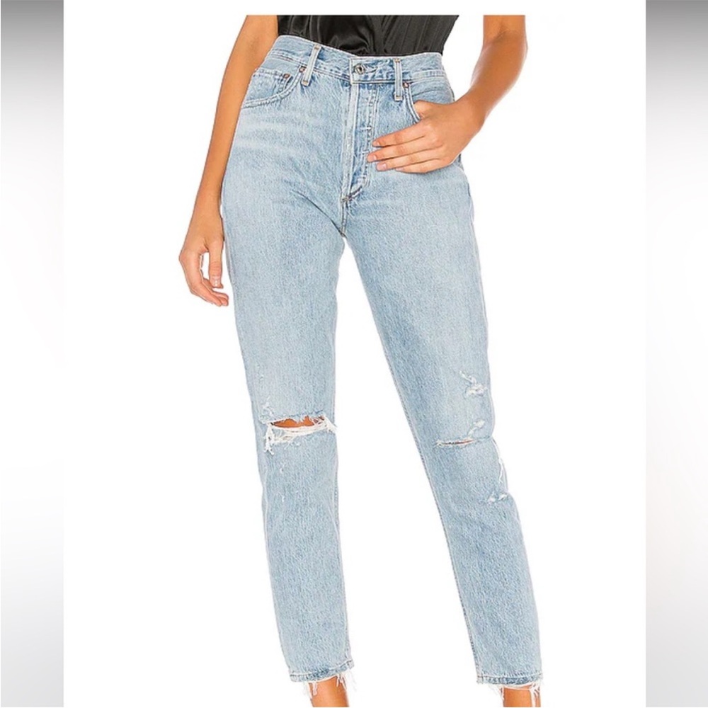 AGOLDE Jamie High Rise Classic Jeans in Spectator Sz 26